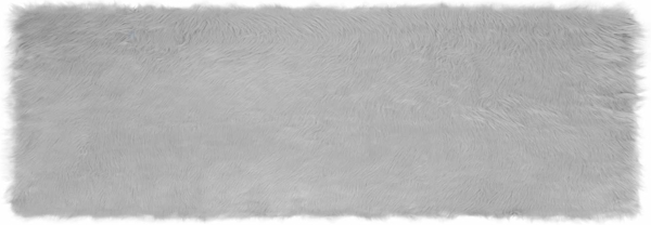 vidaXL Kunstschaffell Teppich Tafalla Grau 80 x 250 cm Polyester 42021524
