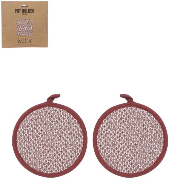 Mica Topflappen Badhi braun Ø 20 cm