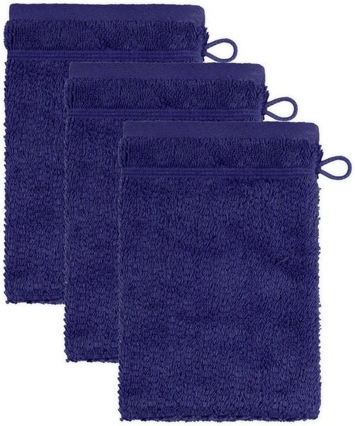 Möve for frottana Waschhandschuh Pearl, (3-St), mit Perloptik