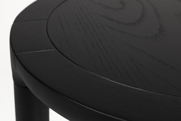 Couchtisch STORM rund Ø 60 cm von Zuiver Schwarz lackiert Bild 2