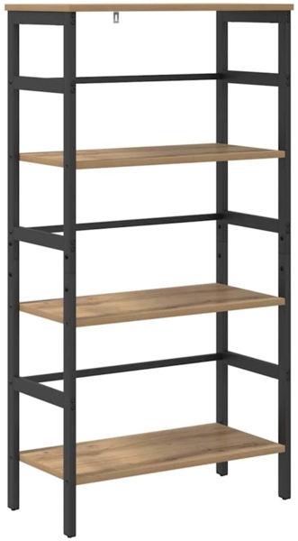 vidaXL Bücherregal Artisan-Eiche 60 x 29,5 x 115 cm Holzwerkstoff 883927 Bild 1