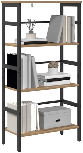 vidaXL Bücherregal Artisan-Eiche 60 x 29,5 x 115 cm Holzwerkstoff 883927 Bild 2