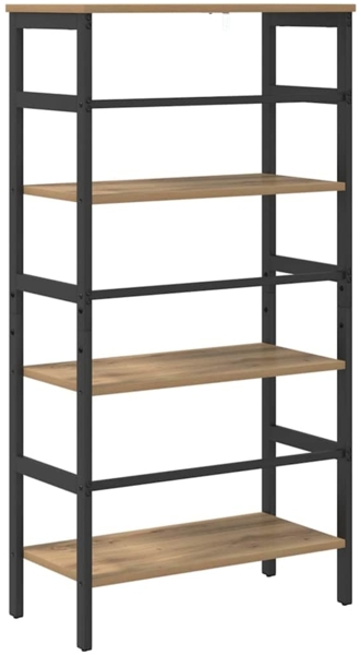 vidaXL Bücherregal Artisan-Eiche 60 x 29,5 x 115 cm Holzwerkstoff 883927 Bild 6