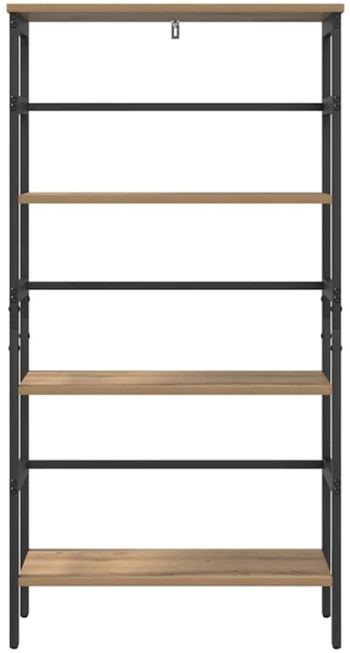 vidaXL Bücherregal Artisan-Eiche 60 x 29,5 x 115 cm Holzwerkstoff 883927 Bild 4