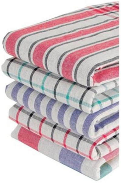 BURI Geschirrtücher 10er-Set Küchentücher Geschirrhandtücher Baumwoll-Haushaltstuch