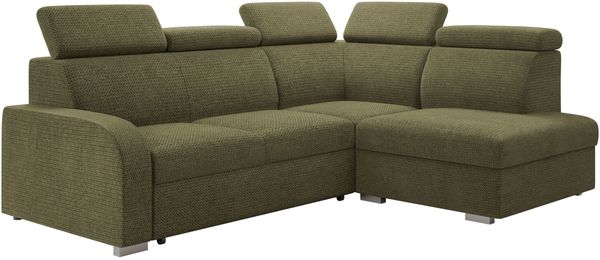 Ecksofa Apollo 2rRLXp mit Einstellbare Kopfstützen (Farbe: Crown 11, Seite: Rechts 2R+R+LXP)