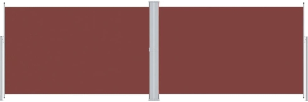 vidaXL Seitenmarkise Ausziehbar Braun 220x600 cm 318015