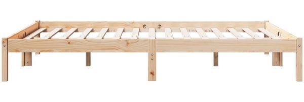 vidaXL Massivholzbett Extra Lang ohne Matratze 160x220 Kiefernholz 852422 Bild 5