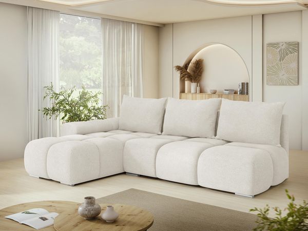 Ecksofa Bukirt (Farbe: Velo 621, Seite: Links)