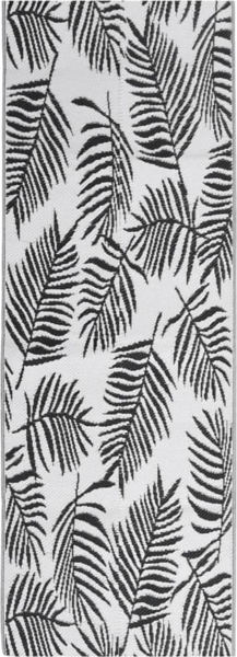 vidaXL Outdoor-Teppich ARAKIL Schwarz 80x250 cm PP 317012