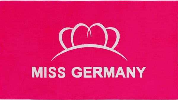Miss Germany Strandtuch Miss Germany, Velours (1-St), Velours, mit großem Logo-Motiv Bild 3
