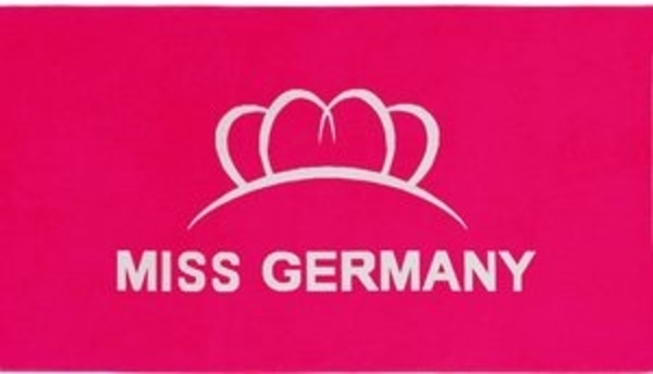 Miss Germany Strandtuch Miss Germany, Velours (1-St), Velours, mit großem Logo-Motiv Bild 4