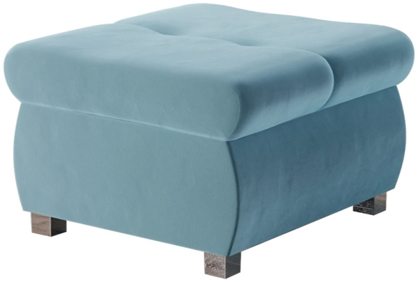 Polsterhocker Orkan Klein (Farbe: Magic Velvet 2260)