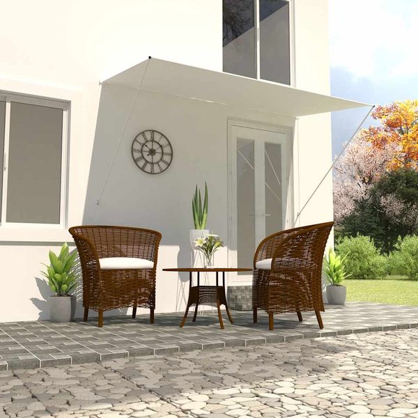 vidaXL Einziehbare Markise 250×150 cm Creme 143766