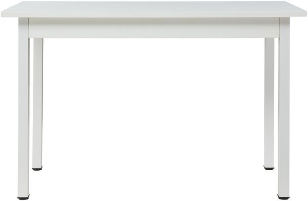 en.casa #Den Haag' Esstisch, MDF/ Stahl weiß, 75 x 120 x 60 cm Bild 5