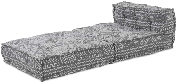 vidaXL Modulares Sofa Hellgrau 70 x 70 x 56 cm Stoff 4019058