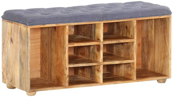 vidaXL Flurbank 100×35×47 cm Mango Massivholz 285891