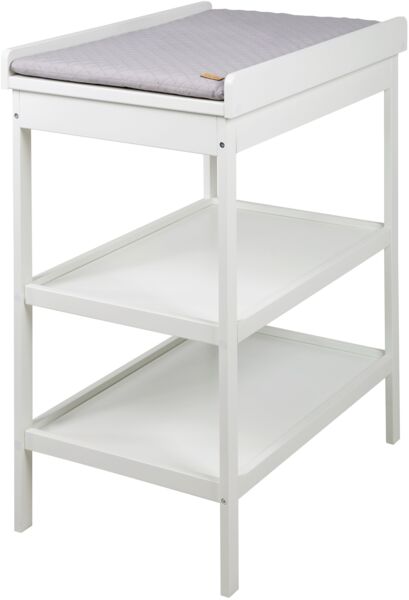 roba Wickelregal - inkl. Wickelauflage 'roba Style grau' - Höhe 93,5 cm - Weiß