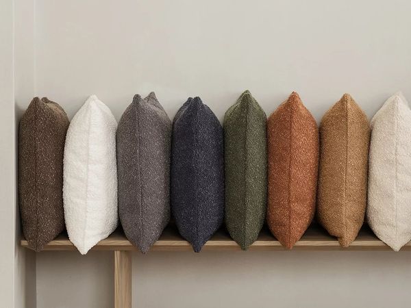 blomus Kissenbezug -BOUCLE- Kissenhülle: Hochwertig, Individuell & Komfortabel, Weich, Farben, Größen, Maschinenwaschbar, YKK Reißverschluss, Pflegeleicht