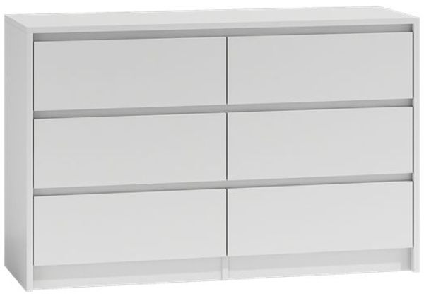 ibonto NACHTKOMMDE Weiss 40x120x73,5cm (H 73.5 x T 40 x B 120 cm)