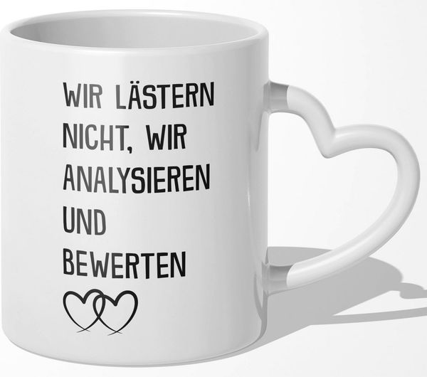22Feels Tasse Beste Freundin Geschenk BFF Zum Geburtstag Kaffeetasse Freundinnen, Keramik, Made In Germany, Spülmaschinenfest, Herzhenkel