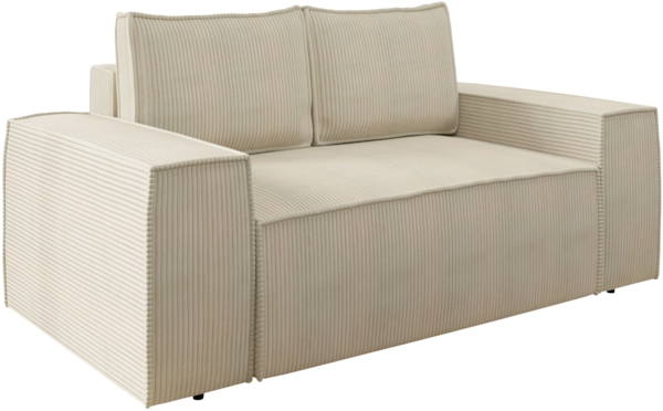 Schlafsofa Magerio Small Cord (Farbe: Poso 100, 160 x 200)