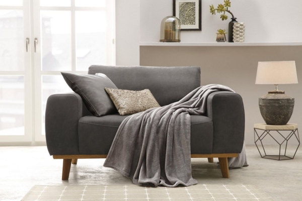 Wohndecke Jil, my home, aus super weichem Kuschelfleece, Kuscheldecke Bild 2