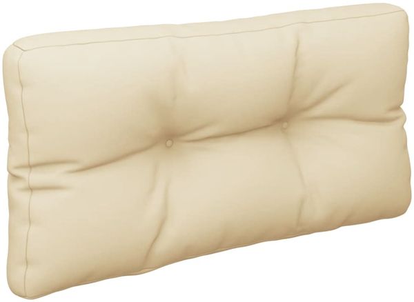 vidaXL Palettenkissen Beige 70x40x12 cm Stoff 360582 Bild 4