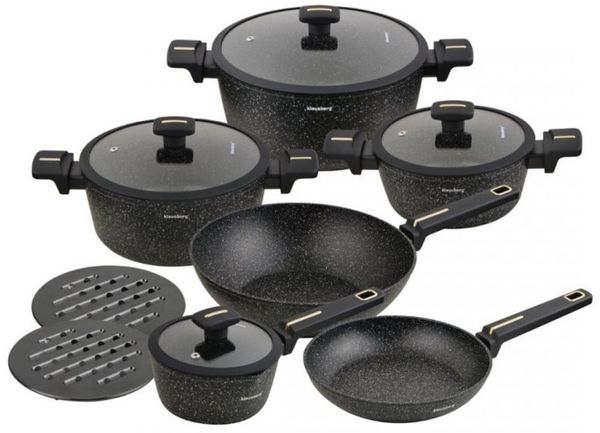 Klausberg Klausberg Set mit 12 Marmortöpfen 63913