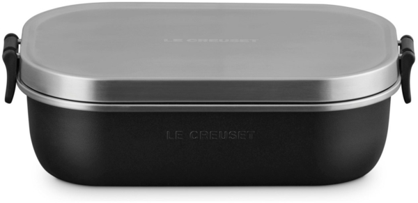 Le Creuset Lunchbox 900ml Schwarz Matt Edelstahl