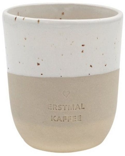 Eulenschnitt Cappuccinotasse, Steingut