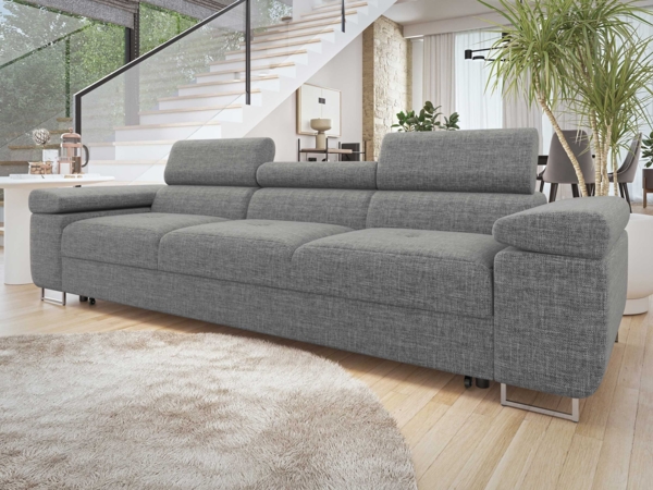 Schlafsofa Torezio III Bis mit Einstellbare Kopfstützen (Farbe: Lux 05)