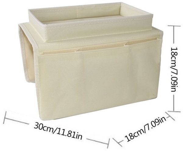 PRIISF Tablett Sofatablett Armlehne Organizer Tasche Anti-Rutsch Couch Getränkehalter, Oxford, (Couch Sessel Stuhl hängen Aufbewahrungstasche, Tablett Couch Ablage für Sofalehne Praktische Sofa Ablage), Faltbar Sofa Tablett für Buch, Magazin, Handy, Fe...