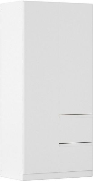 rauch Drehtürenschrank Kleiderschrank Schrank Garderobe Wäscheschrank COSTA Breite 91 cm (in 3 Ausstattungen BASIC/CLASSIC/PREMIUM) Breite 91 cm grifflose Front mit Push-to-Open Funktion MADE IN GERMANY
