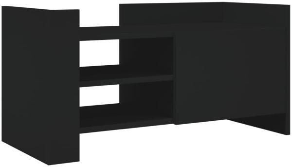 vidaXL TV-Schrank Schwarz 80x35x40 cm Holzwerkstoff 848368
