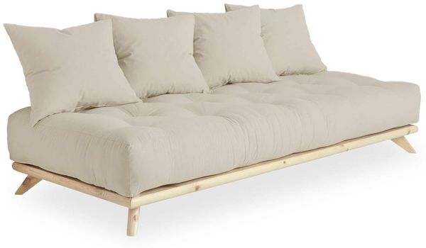 KARUP Sofa SENZA DAYBED Liege Tagesbett Kiefer 90 x 200 Polstzer Beige