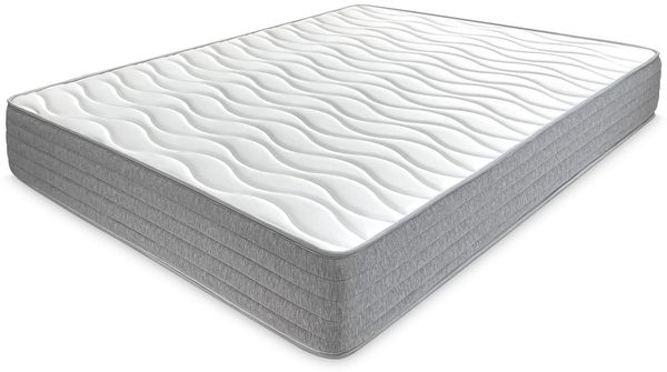 amuéblate Online - Matratze 135x190 cm, viskoelastisch, Aris mit Winter-/Sommerseite, ergonomisch, optimaler Komfort und Härte, hygienisch und atmungsaktiv, Dicke 25 cm