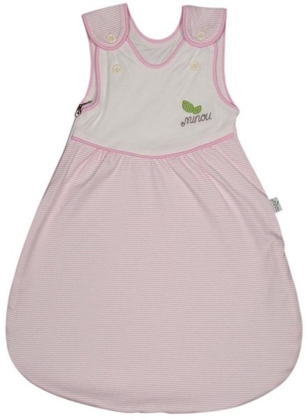 Minou Außenschlafsack light Rosa gestreift
