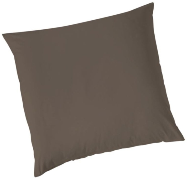 Vario Kissenbezug Jersey dunkelbraun, 80 x 80 cm Bild 1