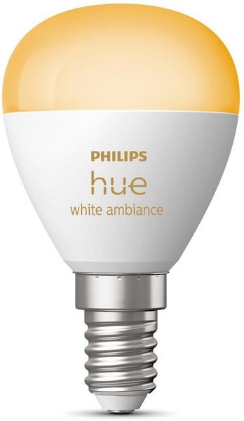 Philips Hue White Amb. E14 Luster Tropfen Einzelpack 470lm