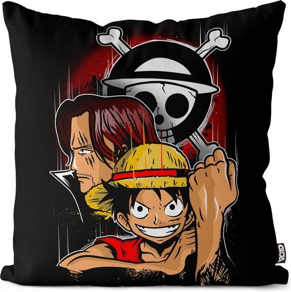 VOID Kissenbezug, Monkey Ruffy One strohhut bande anime manga piece zorro sanji