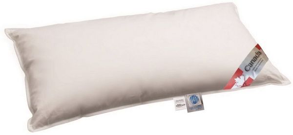 Canada Kopfkissen Daunenkissen Plus Daune und Air-O-Cell, Füllung: 80x80 cm 700g Canada Daune, Füllung nicht spezifiziert, 200g Air-O-Cell Stäbchen Gesamt 900g Füllung, Seitenschläfer, Rückenschläfer, mit Rückstellkraft
