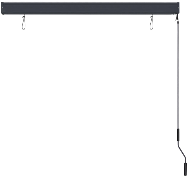 vidaXL Außenrollo 140x250 cm Orange und Braun 145972 Bild 4