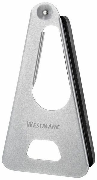 WESTMARK Dosenöffner in Retro-Verpackung, Stahl/Gummi, Twist, Silber, Vielzwecköffner