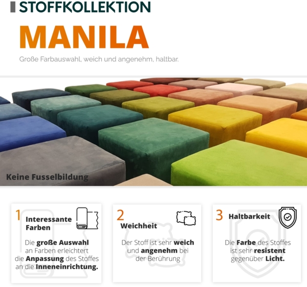 Schlafsofa Vadrin Small, Farbe: Manila 33 Bild 7