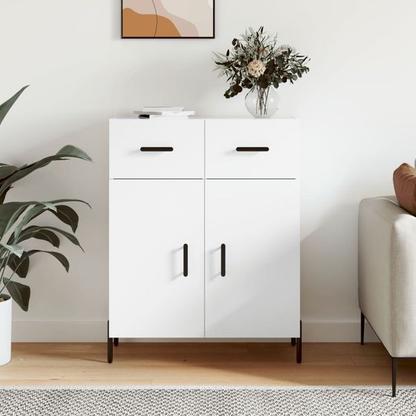 vidaXL Sideboard Weiß 69,5x34x90 cm Holzwerkstoff 827988