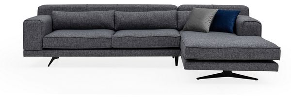 Ecksofa, 'Jivago', 78 x 198 x 308, Grau Bild 6