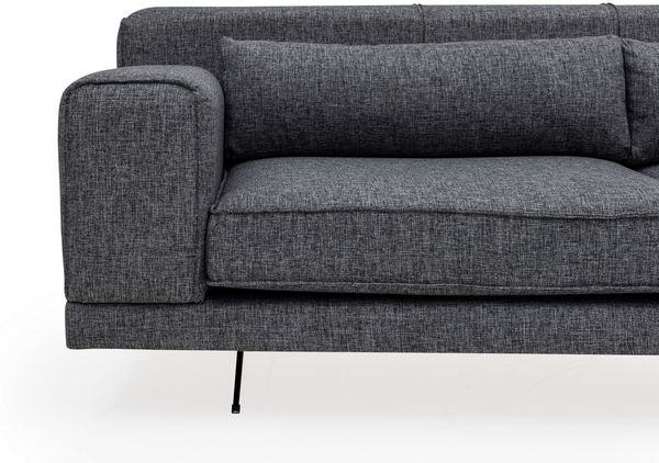 Ecksofa, 'Jivago', 78 x 198 x 308, Grau Bild 7