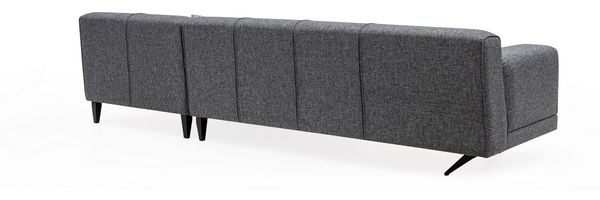 Ecksofa, 'Jivago', 78 x 198 x 308, Grau Bild 2