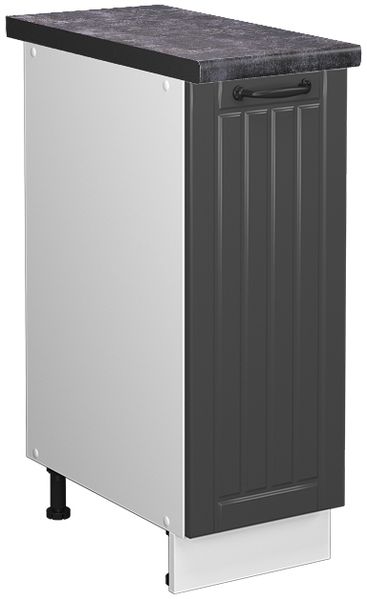 Apothekerschrank Fame-Line Anthrazit Landhaus 30 cm , AP Anthrazit Vicco